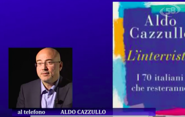 30 anni di interviste, Cazzullo presenta a Canale 58 il suo ultimo libro