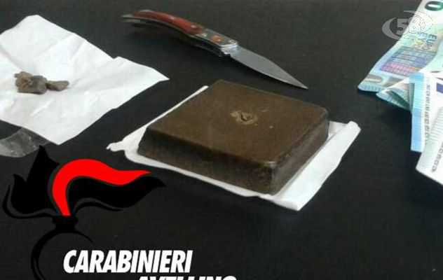 Preso con 80 grammi di hashish: in manette