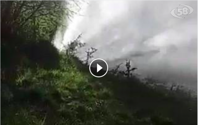 VIDEO/ ''Esplosione atomica? No'', è solo una ''piccola'' perdita dell'Alto Calore: 8 comuni a secco 