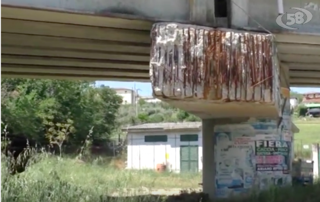 La Manna-Tre Torri, ora a preoccupare è un altro cavalcavia /VIDEO