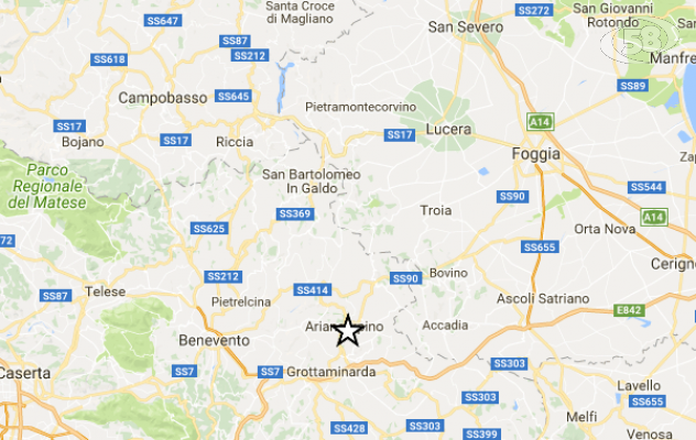 Trema anche l'Irpinia: due scosse. Epicentro Melito Irpino