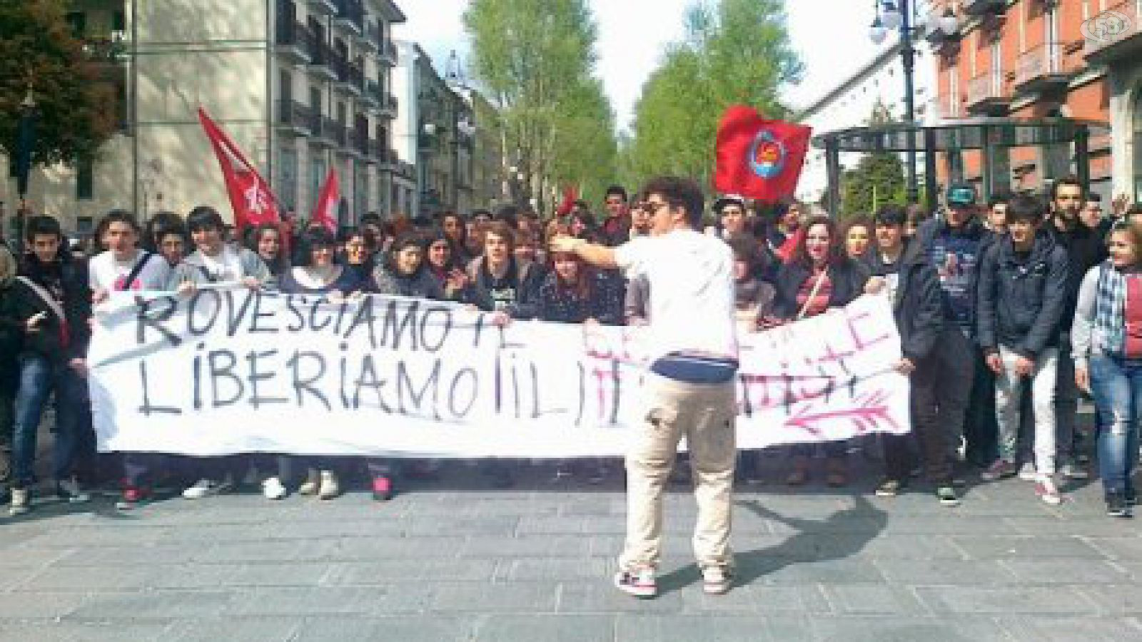 studenti manifestazione