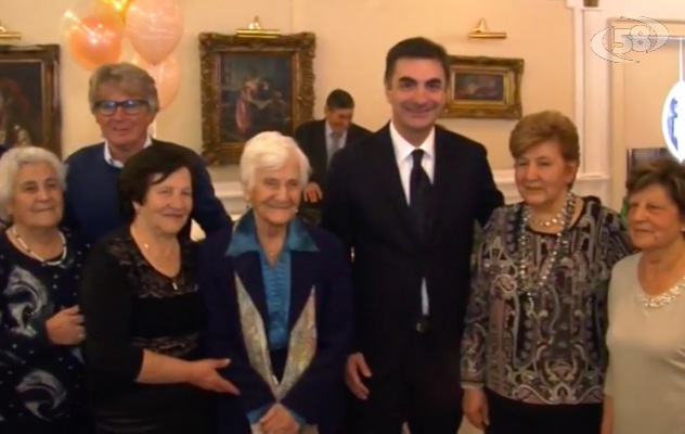 I primi 100 anni di Maria Cassandra Pennacchio: festa grande sul Tricolle