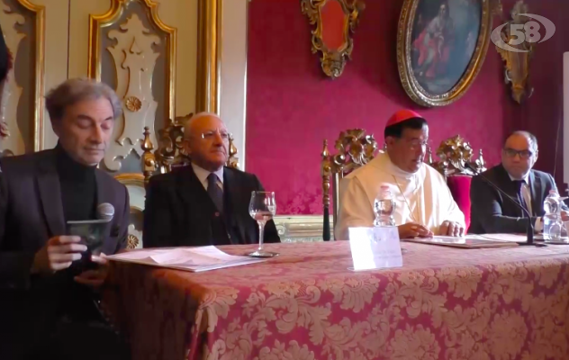 Il presepe di Montevergine in Vaticano. Sanità, De Luca: basta lamentele