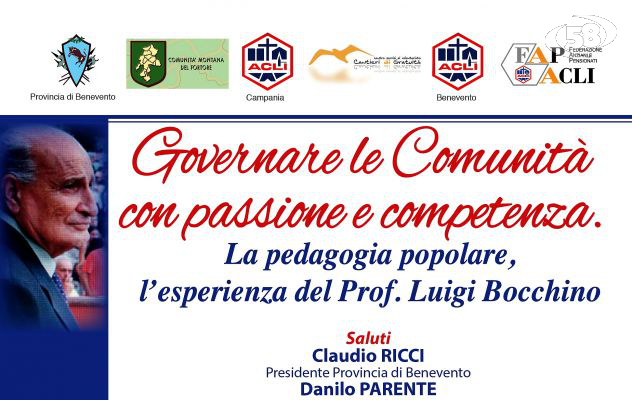 Per non dimenticare il sindaco di Apice Luigi Bocchino, cerimonia in Provincia