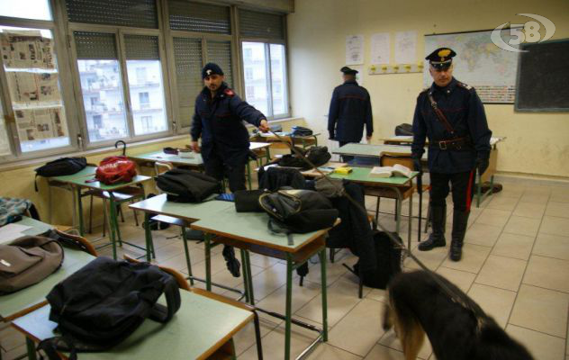 Blitz antidroga dei carabinieri nelle scuole per controllare ma anche per prevenire