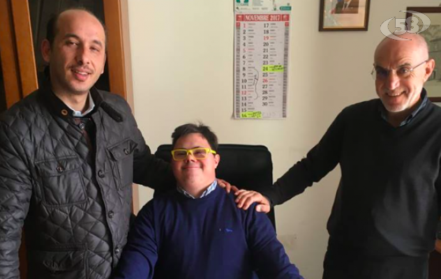 Nicola, da ''diverso'' a ''persona'': contratto di apprendistato al comune di Gesualdo