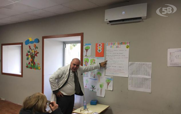 A Pratola Serra giornata di prevenzione di medicina sociale.  Agli alunni screening visivo con il metodo del “biglietto da vista” del dott. Pietroccione