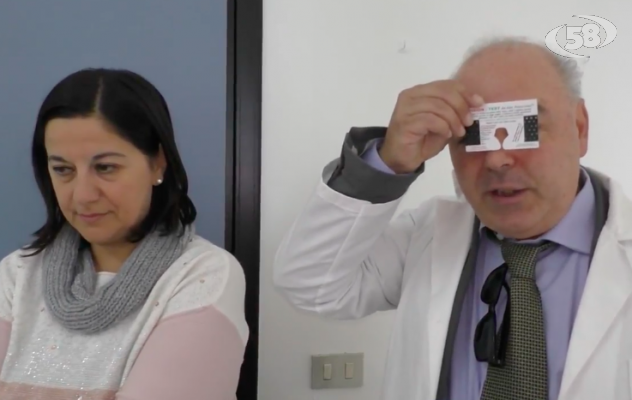 Prevenzione al Mancini di Ariano: visite oculistiche per alunni, insegnanti e genitori /VIDEO