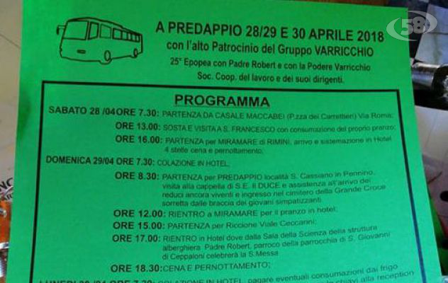 "Parroco a Predappio dal Duce?". Scoppia la polemica del M5S