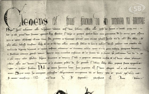 Ritrovata la bolla papale del 1350. Papa Clemente VI fece rinascere Benevento dopo il sisma