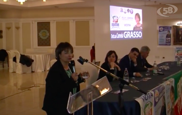 Grasso apre ad Ariano: ''Amo e difendo il mio territorio'' /VIDEO