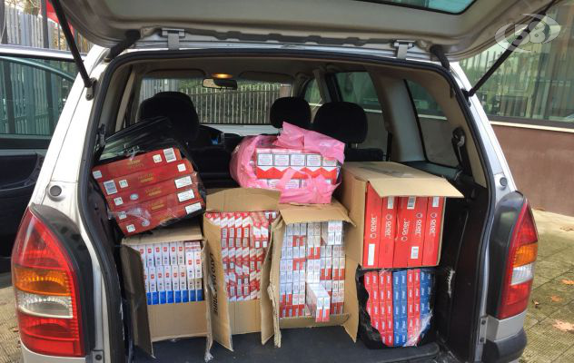 Torna il contrabbando: sequestrati 210 chili di sigarette