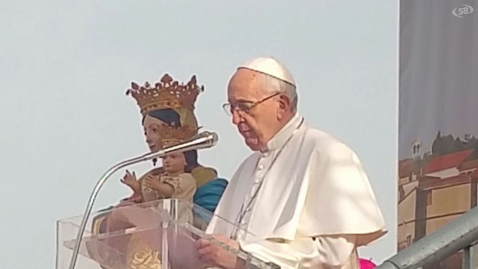 papa francesco a Pietrelcina