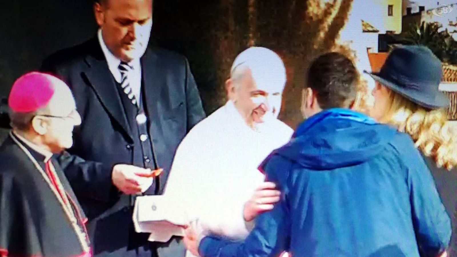 mortaruolo con papa francesco