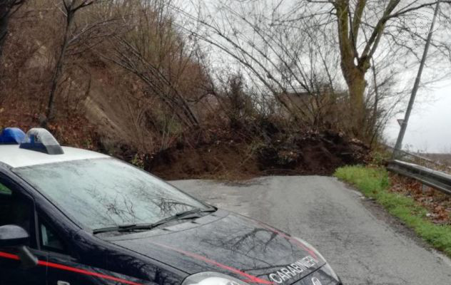 Maltempo, frana tra Mercogliano e Ospedaletto /VIDEO