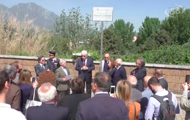 Moscati, piazzale intitolato a Francesco Rotondi /VIDEO