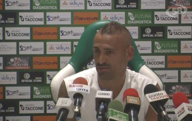 L'Avellino ad Ariano, Castaldo in conferenza stampa: ''Restare era quello che volevo''