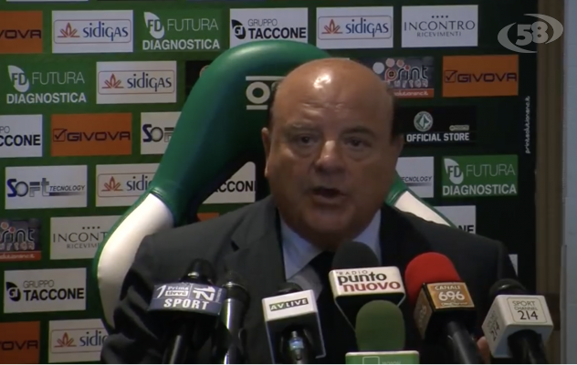 Taccone sicuro: l'Avellino giocherà il campionato di Serie B /VIDEO