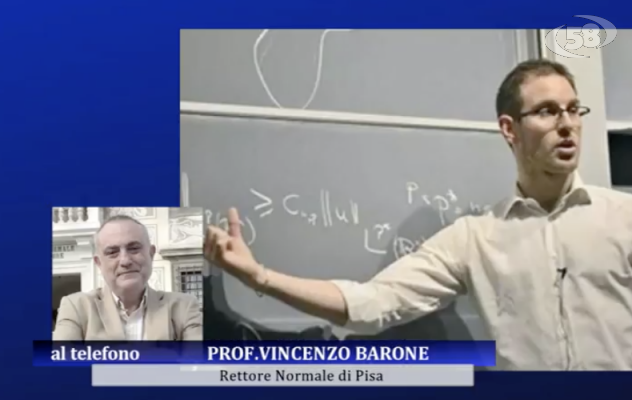 Un italiano 'nobel per la matematica': a Canale 58 il Rettore della 'Normale' di Pisa