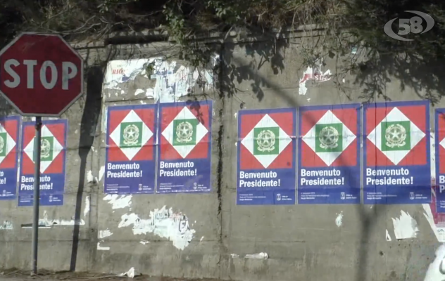 ''Benvenuto Presidente'', Tricolle pronto per Mattarella /VIDEO
