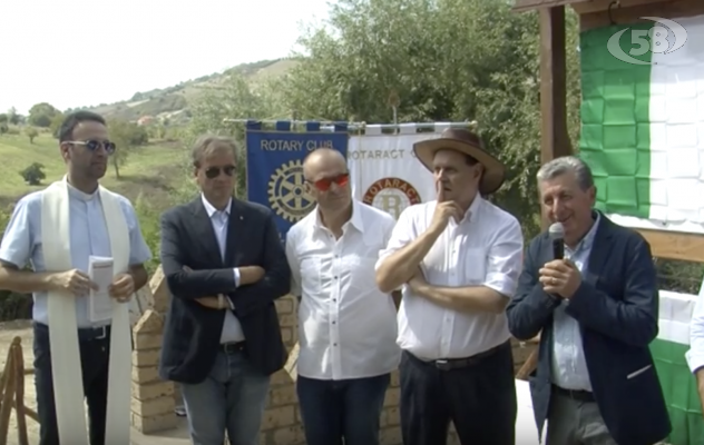 Ariano, fontana della Maddalena e area verde: taglio del nastro /VIDEO