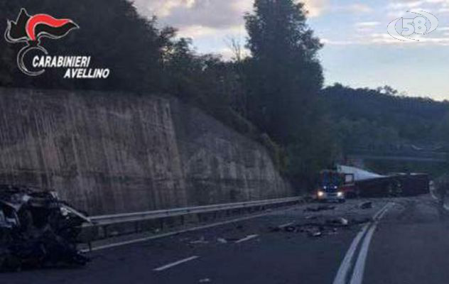 Auto contro tir: terribile incidente a Caposele