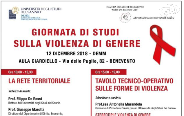 Violenza di genere, giornata di studi all'Unisannio