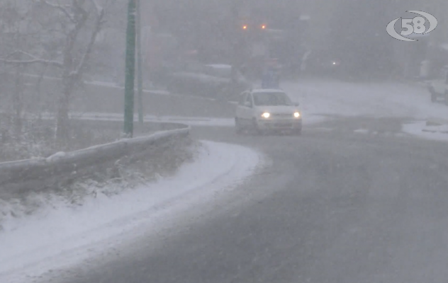 Allerta meteo: dalla mezzanotte di nuovo neve sull'Irpinia
