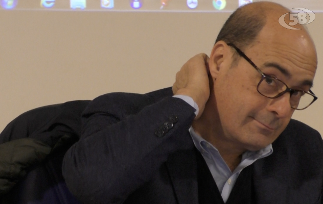 Pd, Zingaretti in Irpinia: ''Dal governo solo balle e selfie''