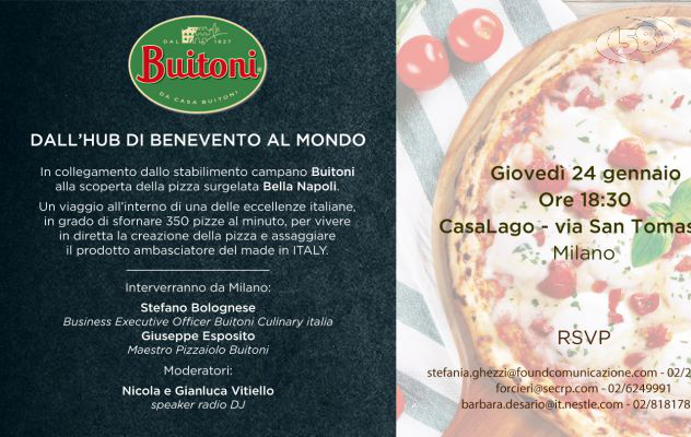 Pizza Bella Napoli, Buitoni apre le porte in città. Oggi l'evento
