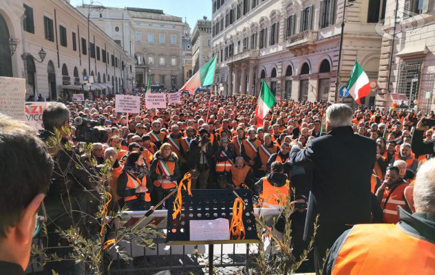 Olio, crolla la produzione in Irpinia: agricoltori a Roma