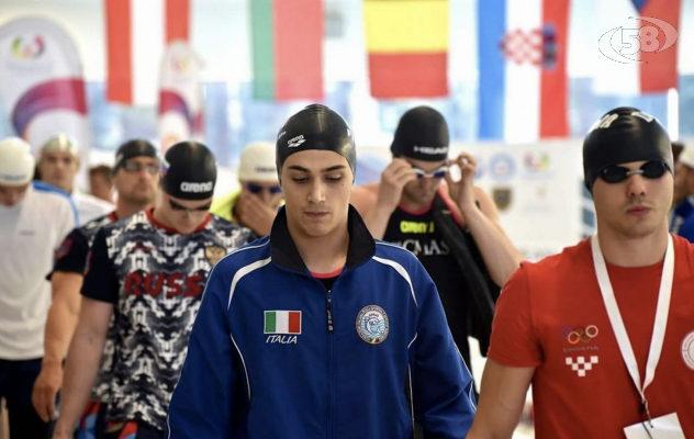 Riccardo Romano, è irpino il campione italiano del nuoto pinnato