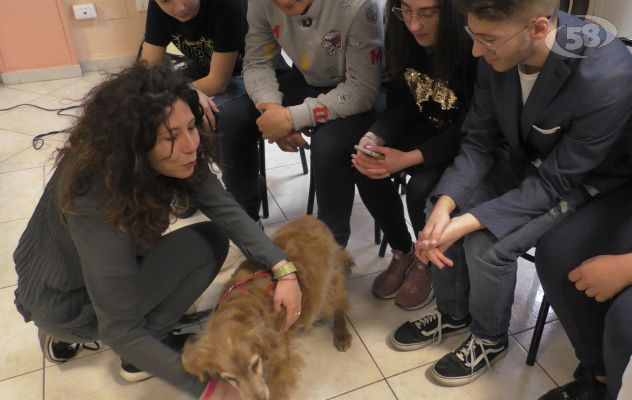 Ariano, Pet Therapy all'Istituto De Gruttola. Iniziativa del Rotaract Av Est
