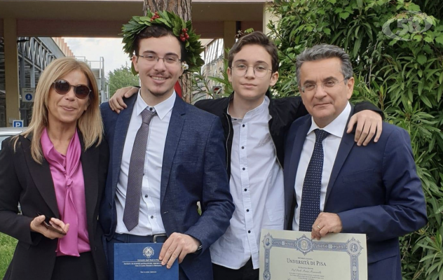 Giacomo Hermes Ferraro: il campione della matematica irpino si è laureato oggi con il massimo dei voti a Pisa 