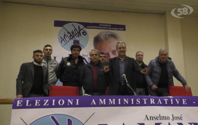 La Manna sindaco di Ariano, presentati programma e candidati /VIDEO
