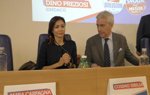 Carfagna ad Avellino per Preziosi: ''Io alle regionali? Ora pensiamo alle europee''