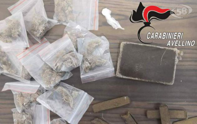 Ariano: due giovani beccati con coca, hashish e marijuana