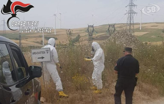 Scoperta mega discarica di rifiuti interrati a Bisaccia