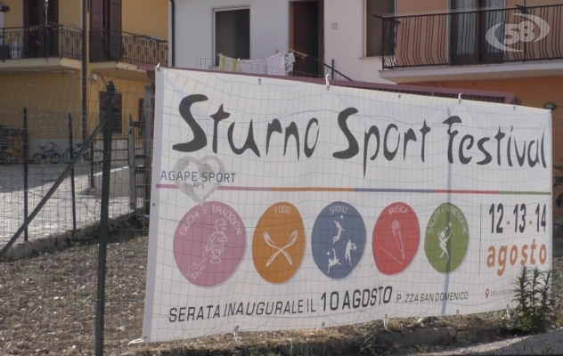 “Sturno Sport Festival”, dal 12 al 14 agosto: eventi, musica e gastronomia