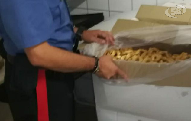 Cibo in cattivo stato di conservazione: sequestrati 150 chili di prodotti