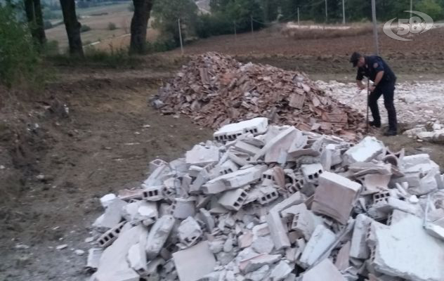 Materiali di risulta abbandonati, nei guai titolare di un'impresa edile