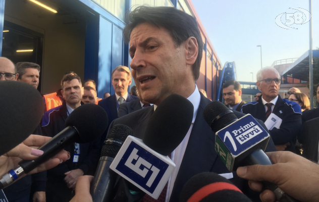 Conte in Alta Irpinia: ''Un piano per le grandi opere'' /VIDEO