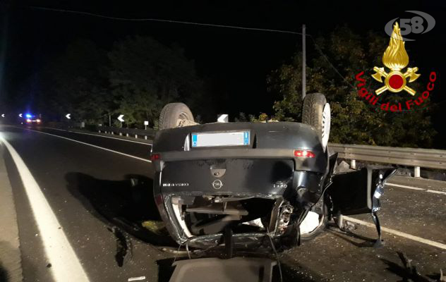 Sbanda e si ribalta sull'Ofantna, 26enne in ospedale