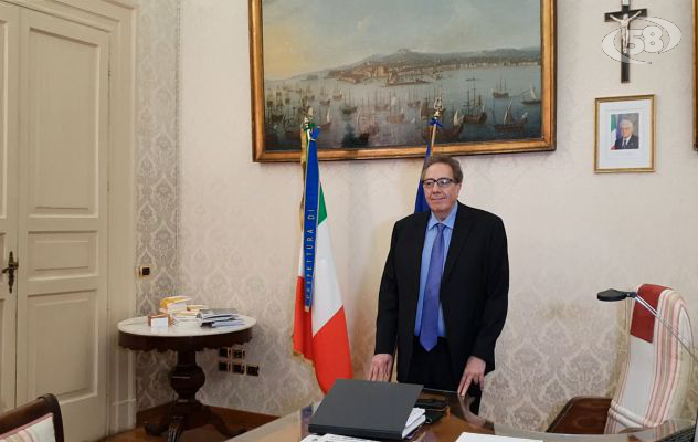 Si è insediato il nuovo prefetto di Napoli, Marco Valentini