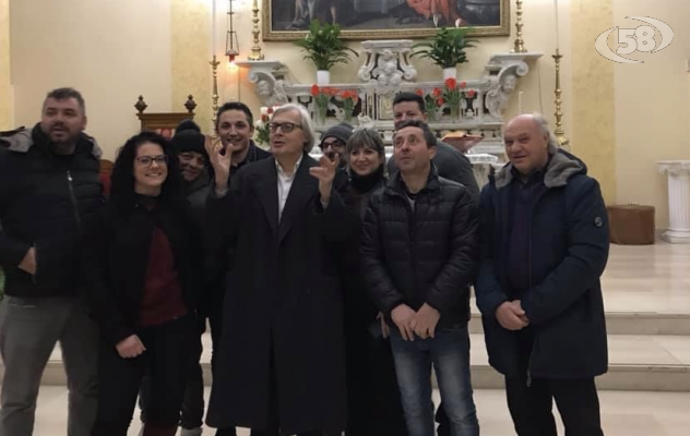 Sgarbi in Irpinia, tappa a Montevergine e Serino