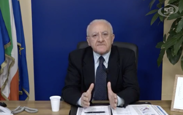 De Luca: ''Invito qualche dipendente del Frangipane di Ariano ad andare a lavorare''
