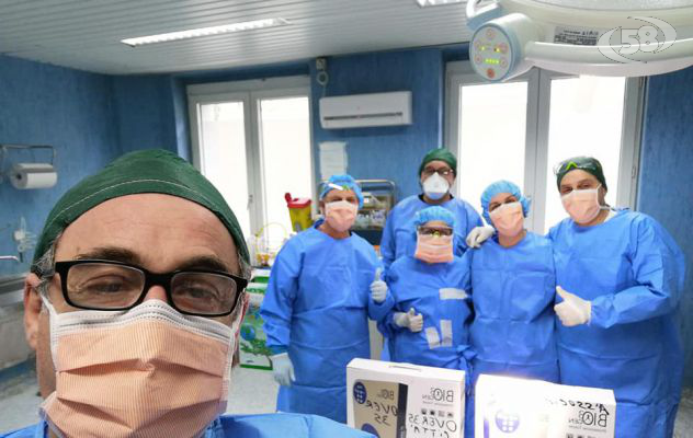 Ariano, ASD Over 35 dona due sanificatori all'ospedale Frangipane