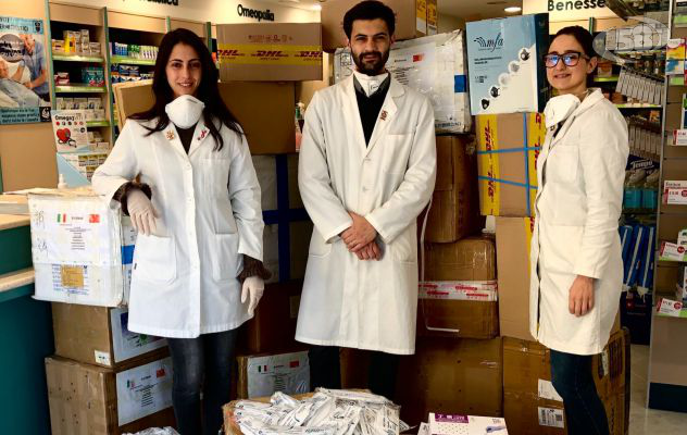 Farmacia ''Passero'': 10 mila mascherine dalla Cina da donare a Frangipane, Moscati e alla comunità di Taurasi