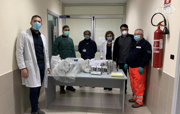 Dal Comune di Casalbore donazioni all'ospedale Frangipane